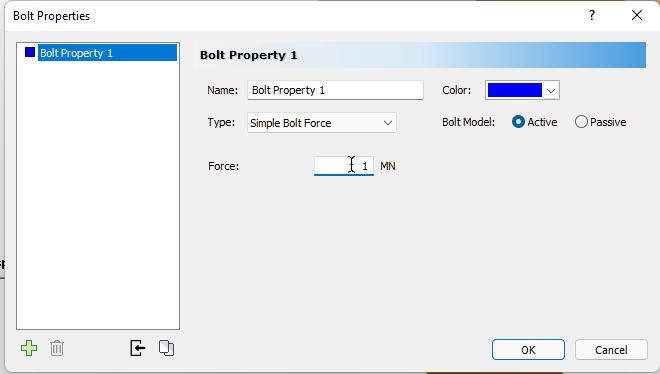 Bolt properties