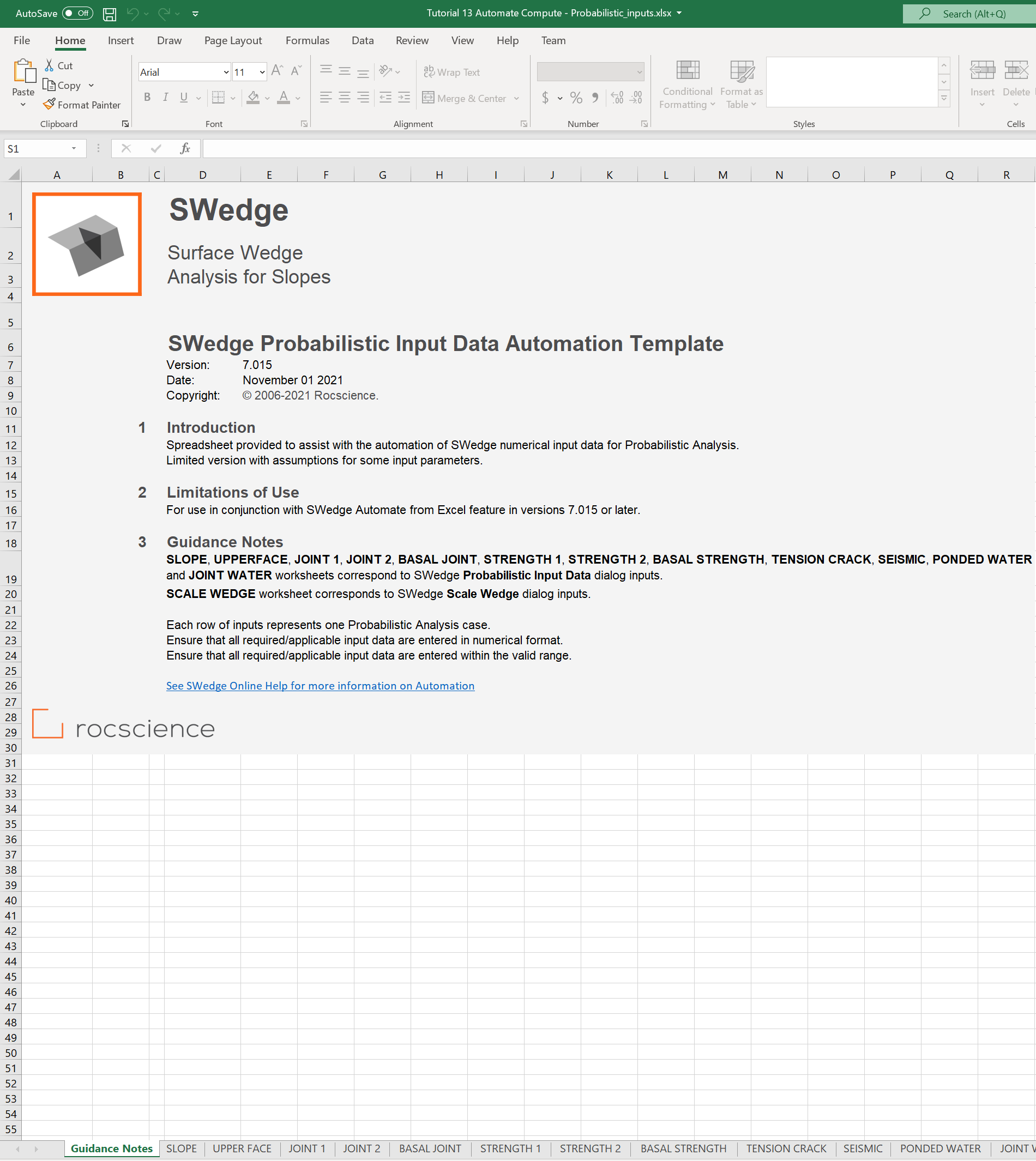 Input Excel File