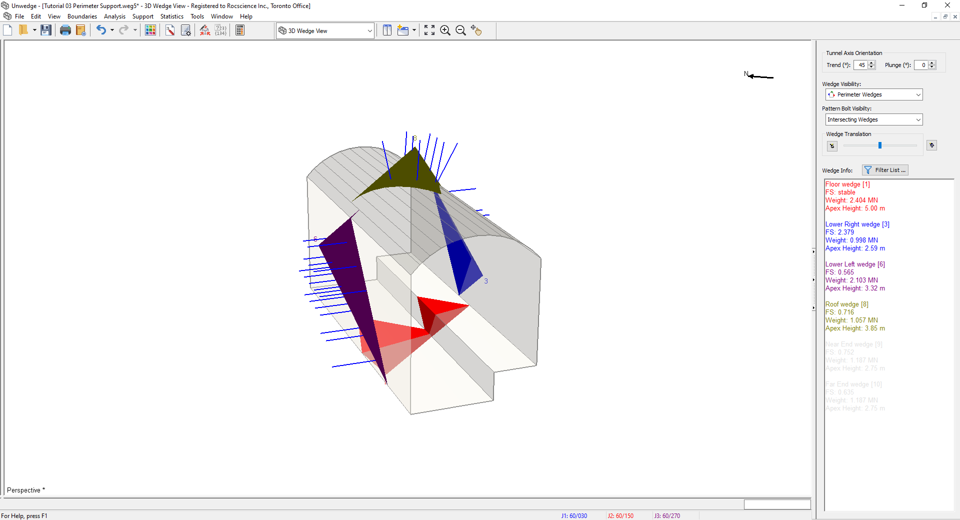 3D Wedge Model View