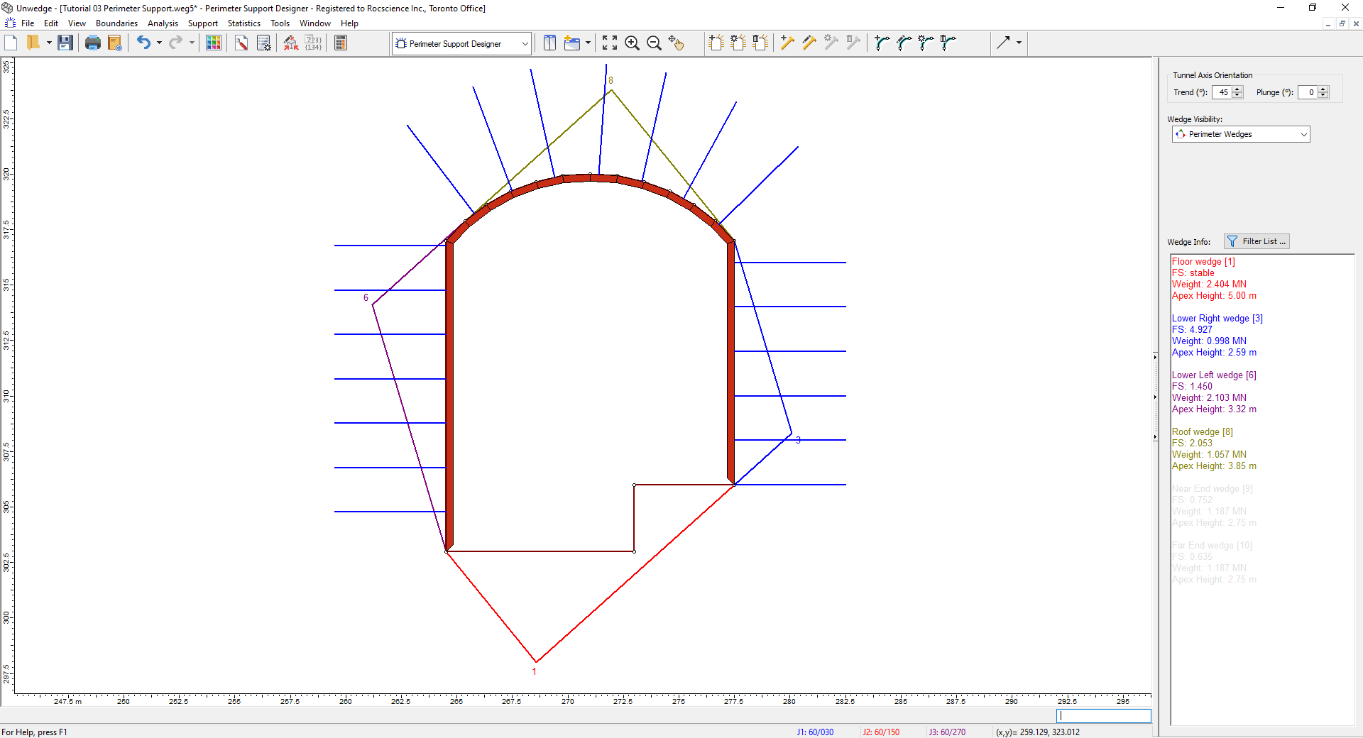 Perimeter Support Designer Model View